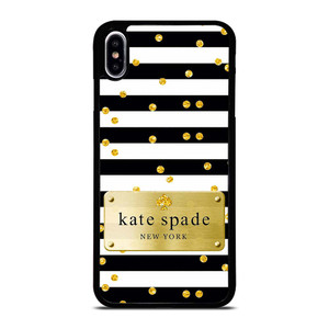 KATE SPADE POLKADOTS GOLD iPhone XS Max Case Cover
