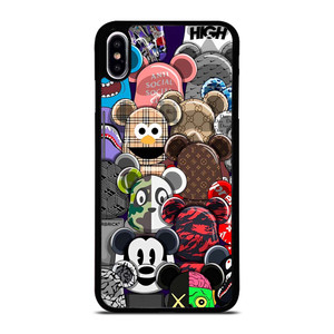 KAWS ALL CHARACTER ICON iPhone XS Max Case Cover
