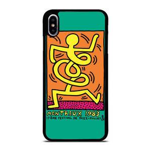 KEITH HARING MONTREUX 1983 iPhone XS Max Case Cover