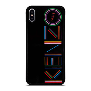 KENZO PARIS COLORFUL LOGO iPhone XS Max Case Cover