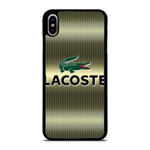 LACOSTE GOLD EMBLEM iPhone XS Max Case Cover