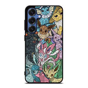 ALL POKEMON EEVEE MOZAIC Samsung Galaxy S25 Case Cover ALL POKEMON EEVEE MOZAIC Samsung Galaxy S25 Case Cover