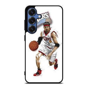 ALLEN IVERSON SIXERS NBA BASKETBALL Samsung Galaxy S25 Case Cover ALLEN IVERSON SIXERS NBA BASKETBALL Samsung Galaxy S25 Case Cover