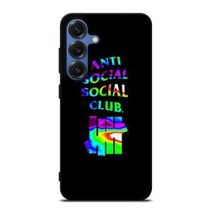 ANTI SOCIAL CLUB UNDEFEATED RAINBOW Samsung Galaxy S25 Case Cover ANTI SOCIAL CLUB UNDEFEATED RAINBOW Samsung Galaxy S25 Case Cover