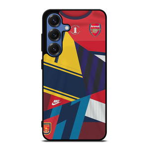 ARSENAL FC RETRO JERSEY COLLAGE Samsung Galaxy S25 Case Cover ARSENAL FC RETRO JERSEY COLLAGE Samsung Galaxy S25 Case Cover
