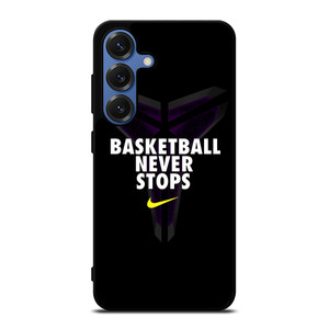 BASKETBALL NEVER STOPS BLACK MAMBA Samsung Galaxy S25 Case Cover BASKETBALL NEVER STOPS BLACK MAMBA Samsung Galaxy S25 Case Cover