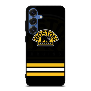 BOSTON BRUINS LOGO STRIPED Samsung Galaxy S25 Case Cover BOSTON BRUINS LOGO STRIPED Samsung Galaxy S25 Case Cover
