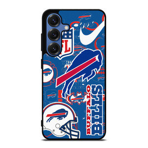 BUFFALO BILLS NFL STICKER BOMB Samsung Galaxy S25 Case Cover BUFFALO BILLS NFL STICKER BOMB Samsung Galaxy S25 Case Cover