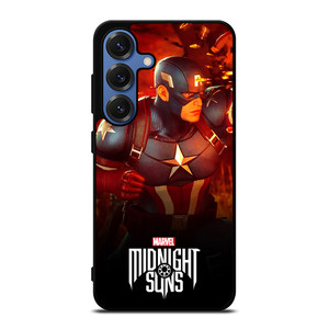 CAPTAIN AMERICA MARVEL MIDNIGHT SUNS Samsung Galaxy S25 Case Cover CAPTAIN AMERICA MARVEL MIDNIGHT SUNS Samsung Galaxy S25 Case Cover