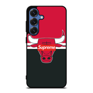 CHICAGO BULLS SUPREME LOGO Samsung Galaxy S25 Case Cover CHICAGO BULLS SUPREME LOGO Samsung Galaxy S25 Case Cover