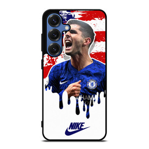 CHRISTIAN PULISIC USA FLAG NIKE Samsung Galaxy S25 Case Cover CHRISTIAN PULISIC USA FLAG NIKE Samsung Galaxy S25 Case Cover
