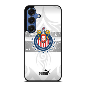 CLUB DEPORTIVO GUADALAJARA PUMA WHITE Samsung Galaxy S25 Case Cover CLUB DEPORTIVO GUADALAJARA PUMA WHITE Samsung Galaxy S25 Case Cover