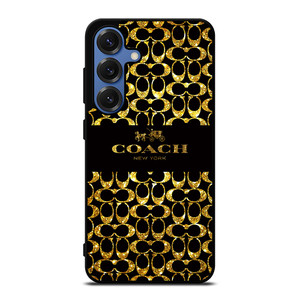 COACH NEW YORK GOLDEN Samsung Galaxy S25 Case Cover COACH NEW YORK GOLDEN Samsung Galaxy S25 Case Cover