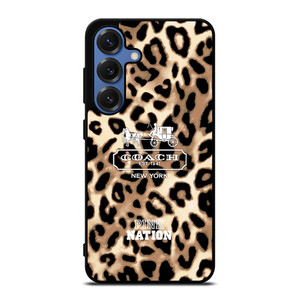 COACH NEW YORK PINK NATION LEPOARD Samsung Galaxy S25 Case Cover COACH NEW YORK PINK NATION LEPOARD Samsung Galaxy S25 Case Cover