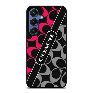 COACH NEW YORK RED WHITE Samsung Galaxy S25 Case Cover COACH NEW YORK RED WHITE Samsung Galaxy S25 Case Cover