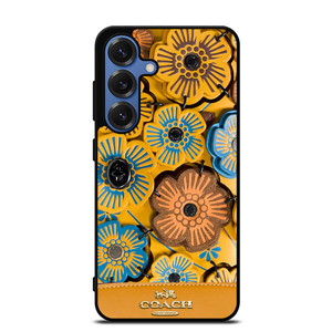 COACH NEW YORK ROSE TEA Samsung Galaxy S25 Case Cover COACH NEW YORK ROSE TEA Samsung Galaxy S25 Case Cover