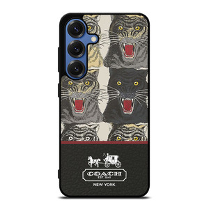 COACH NEW YORK TIGER FACE PATTERN Samsung Galaxy S25 Case Cover COACH NEW YORK TIGER FACE PATTERN Samsung Galaxy S25 Case Cover