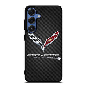 CORVETTE STINGRAY C7 CARBON LOGO Samsung Galaxy S25 Case Cover CORVETTE STINGRAY C7 CARBON LOGO Samsung Galaxy S25 Case Cover