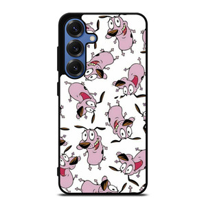 COURAGE THE COWARDLY DOG COLLAGE Samsung Galaxy S25 Case Cover COURAGE THE COWARDLY DOG COLLAGE Samsung Galaxy S25 Case Cover