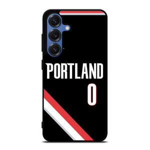 DAMIAN LILLARD PORTLAND TRAIL BLAZERS BLACK Samsung Galaxy S25 Case Cover DAMIAN LILLARD PORTLAND TRAIL BLAZERS BLACK Samsung Galaxy S25 Case Cover