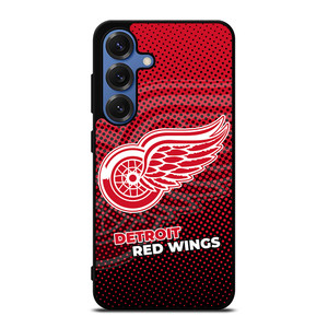 DETROIT RED WINGS HALFTONE EFFECT Samsung Galaxy S25 Case Cover DETROIT RED WINGS HALFTONE EFFECT Samsung Galaxy S25 Case Cover