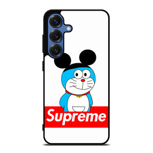 DORAEMON WITH MICKEY SUPREME Samsung Galaxy S25 Case Cover DORAEMON WITH MICKEY SUPREME Samsung Galaxy S25 Case Cover