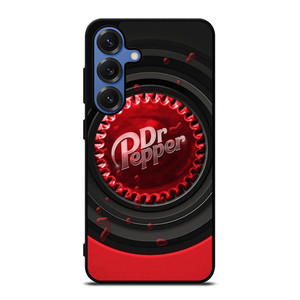 DR PEPPER SODA RED BLACK Samsung Galaxy S25 Case Cover