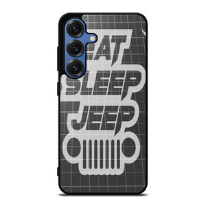 EAT SLEEP JEEP LOGO Samsung Galaxy S25 Case Cover EAT SLEEP JEEP LOGO Samsung Galaxy S25 Case Cover