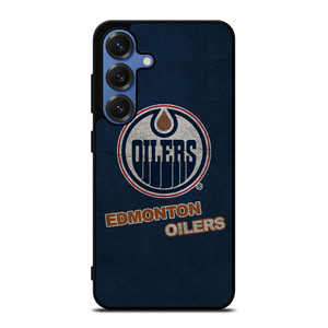 EDMONTON OILERS LOGO BLUE SUEDE Samsung Galaxy S25 Case Cover EDMONTON OILERS LOGO BLUE SUEDE Samsung Galaxy S25 Case Cover