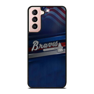 ATLANTA BRAVES MLB LOGO Samsung Galaxy S21 Case Cover ATLANTA BRAVES MLB LOGO Samsung Galaxy S21 Case Cover