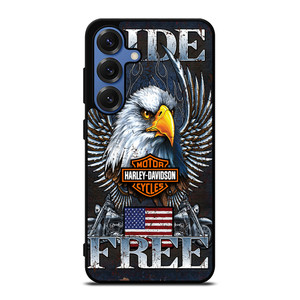 HARLEY DAVIDSON FREE RIDE EAGLE Samsung Galaxy S25 Case Cover