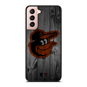 BALTIMORE ORIOLES BASEBALL MLB WOOD LOGO Samsung Galaxy S21 Case Cover