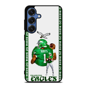 JALEN HURTS PHILADELPHIA STRIPE Samsung Galaxy S25 Case Cover