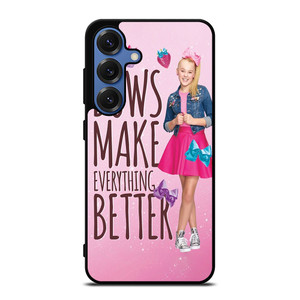 JOJO SIWA BOWS MAKE EVERYTHING BETTER Samsung Galaxy S25 Case Cover JOJO SIWA BOWS MAKE EVERYTHING BETTER Samsung Galaxy S25 Case Cover