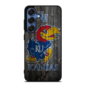 KANSAS JAYHAWKS WOODEN LOGO Samsung Galaxy S25 Case Cover KANSAS JAYHAWKS WOODEN LOGO Samsung Galaxy S25 Case Cover
