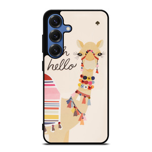 KATE SPADE CAMEL OH HELLO Samsung Galaxy S25 Case Cover