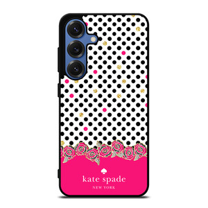 KATE SPADE PINK POLKADOTS Samsung Galaxy S25 Case Cover