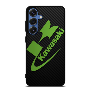 KAWASAKI MOTOR LOGO CARBON Samsung Galaxy S25 Case Cover