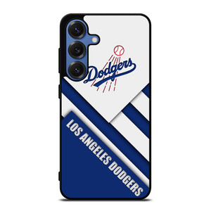 LA DODGERS WHITE BLUE STRIPS Samsung Galaxy S25 Case Cover