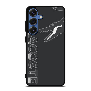 LACOSTE CROCODILE ALL BLACK Samsung Galaxy S25 Case Cover