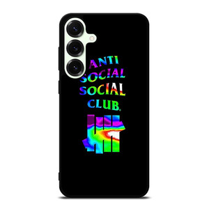 ANTI SOCIAL CLUB UNDEFEATED RAINBOW Samsung Galaxy S25 Plus Case Cover ANTI SOCIAL CLUB UNDEFEATED RAINBOW Samsung Galaxy S25 Plus Case Cover