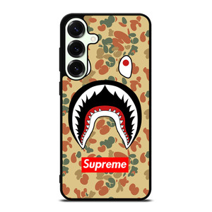 BAPE CAMO SHARK SUPREME Samsung Galaxy S25 Plus Case Cover BAPE CAMO SHARK SUPREME Samsung Galaxy S25 Plus Case Cover