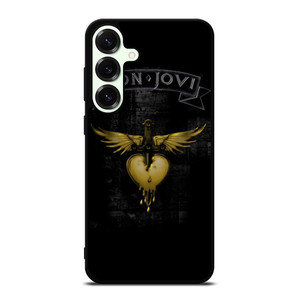 BON JOVI BAND GOLD LOGO Samsung Galaxy S25 Plus Case Cover BON JOVI BAND GOLD LOGO Samsung Galaxy S25 Plus Case Cover