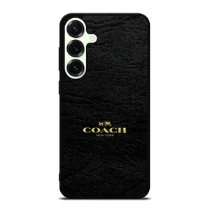 COACH LOGO TEXTURE BLACK Samsung Galaxy S25 Plus Case Cover COACH LOGO TEXTURE BLACK Samsung Galaxy S25 Plus Case Cover