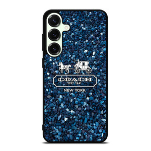 COACH NEW YORK BLUE STONE Samsung Galaxy S25 Plus Case Cover