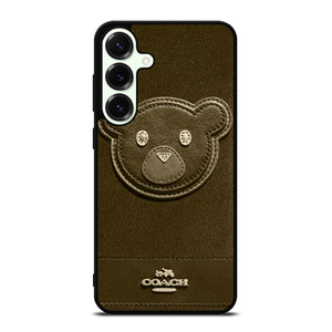 COACH NEW YORK BROWN BEAR Samsung Galaxy S25 Plus Case Cover