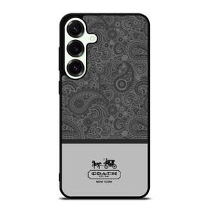 COACH NEW YORK GREY BATIK Samsung Galaxy S25 Plus Case Cover COACH NEW YORK GREY BATIK Samsung Galaxy S25 Plus Case Cover