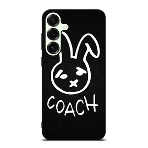 COACH NEW YORK RABBIT LEATHER Samsung Galaxy S25 Plus Case Cover
