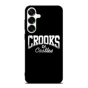 CROOKS AND CASTLES LOGO BLACK Samsung Galaxy S25 Plus Case Cover