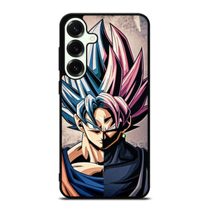 DRAGON BALL GOKU AND BLACK GOKU FACE Samsung Galaxy S25 Plus Case Cover